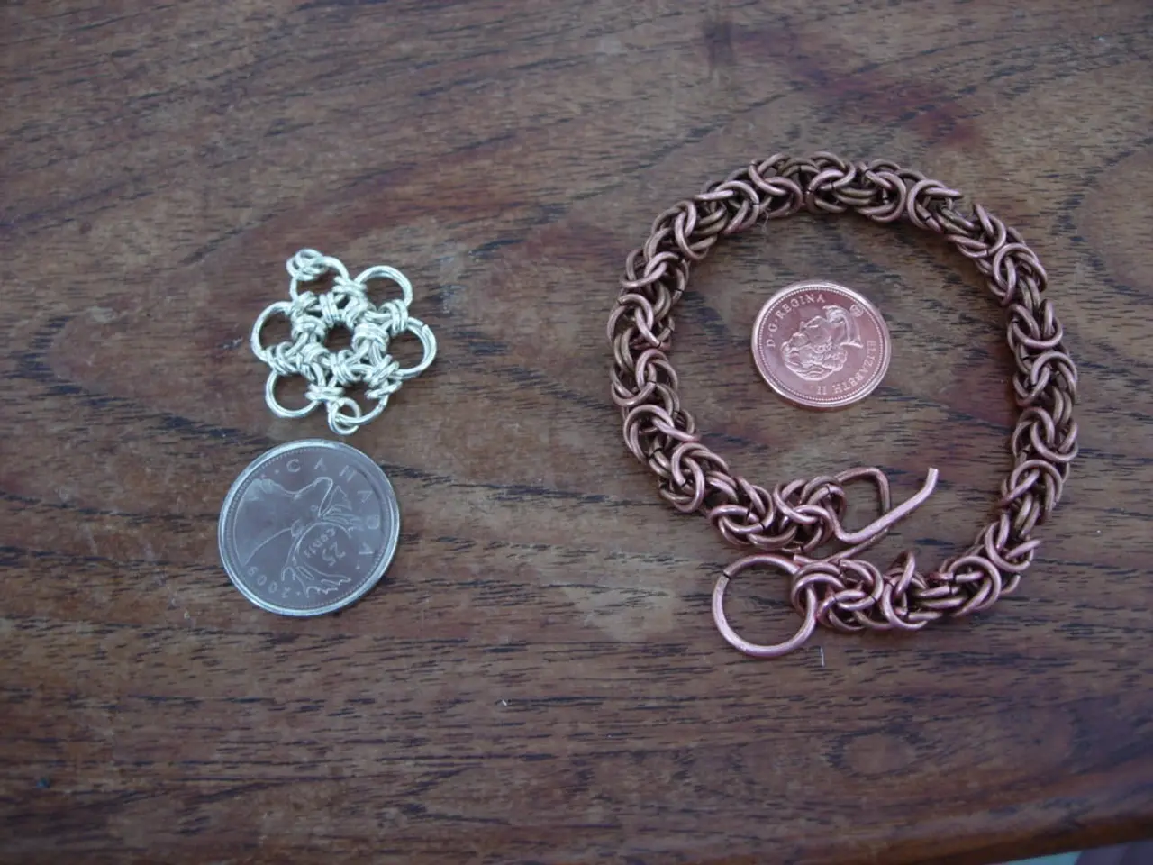 In this image there are two coins, there is text on the coins, there is text on the coins, there is...