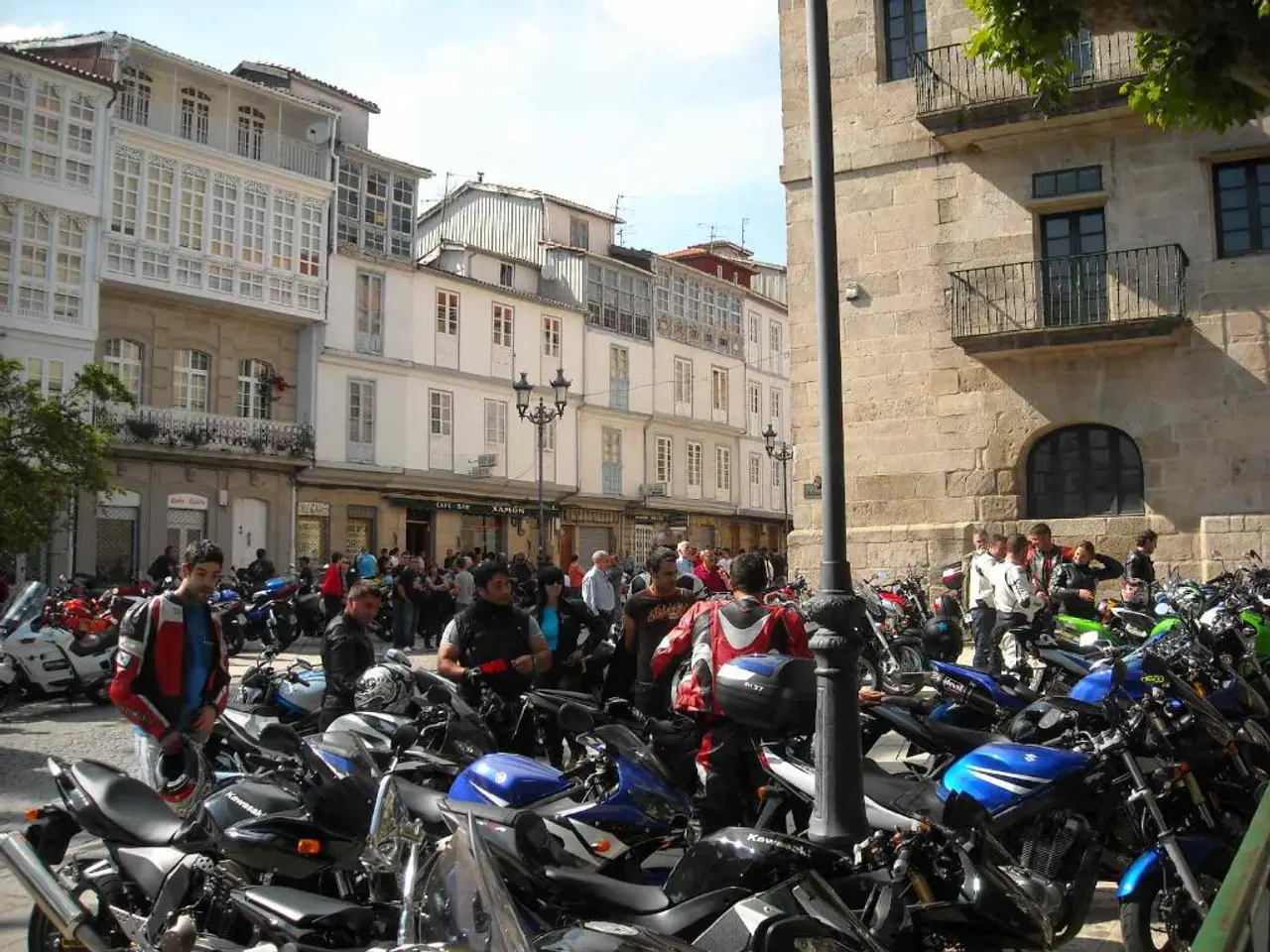 This picture describe about the cream color building with many windows. On the right side there...