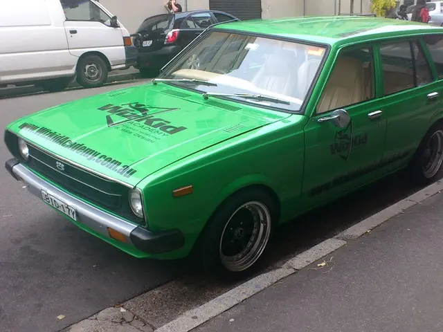 A luxurious automobile from Belgium, equipped with a fraudulent license plate, journeys towards...