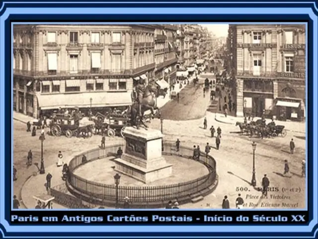 In this image we can see an animated borders with some text. There are many buildings in the image....