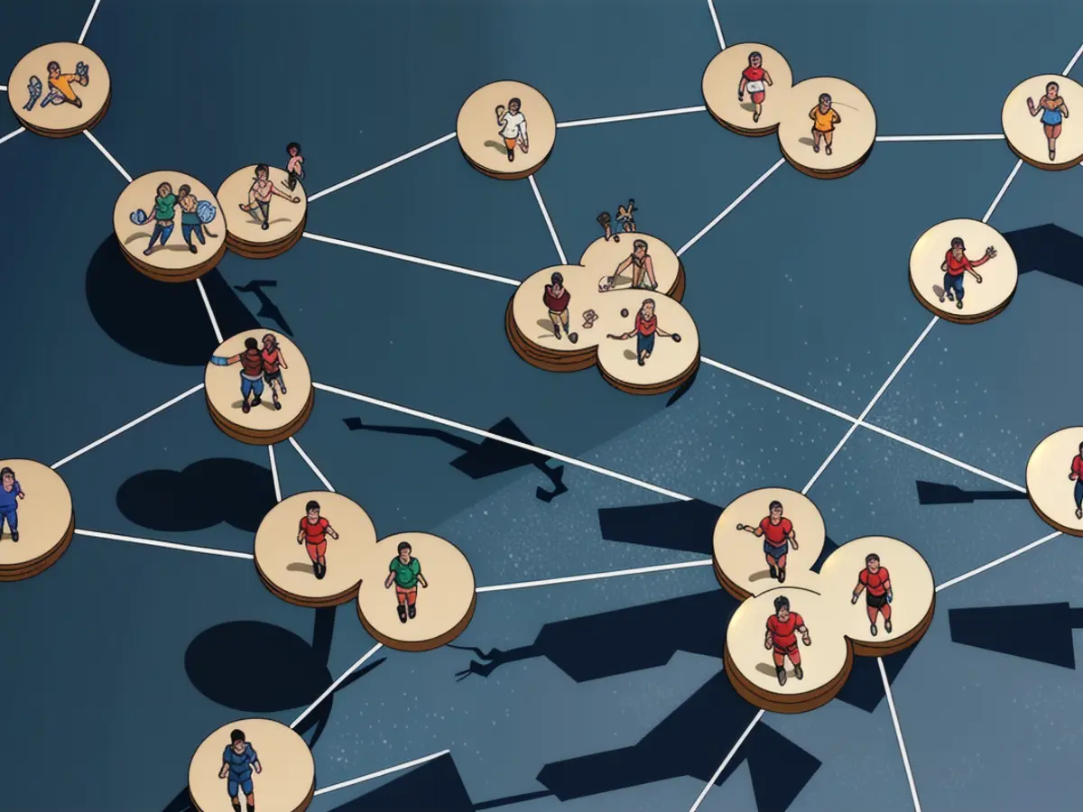 Business Network: Collaborative Structure Among Employees and Work Groups. Social Business Interactions. Decentralized Hierarchy in Corporate Communication. Organization with a Peer-to-Peer Approach.