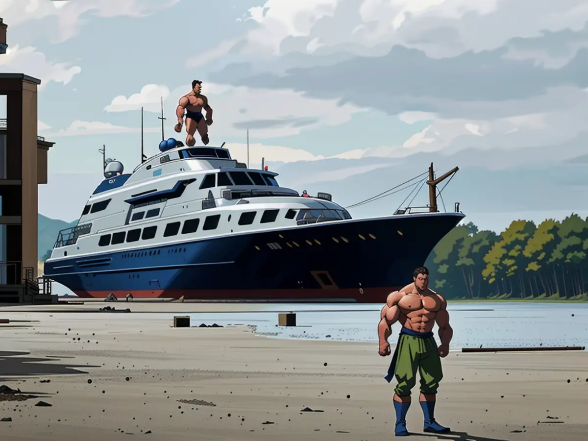 Photograph features alleged cult leader, John Doe, who is accused of manipulating followers and engaging in inhumane practices. Industry in Germany celebrates a significant shipbuilding contract in October, yet the outlook for exports grows dimmer.