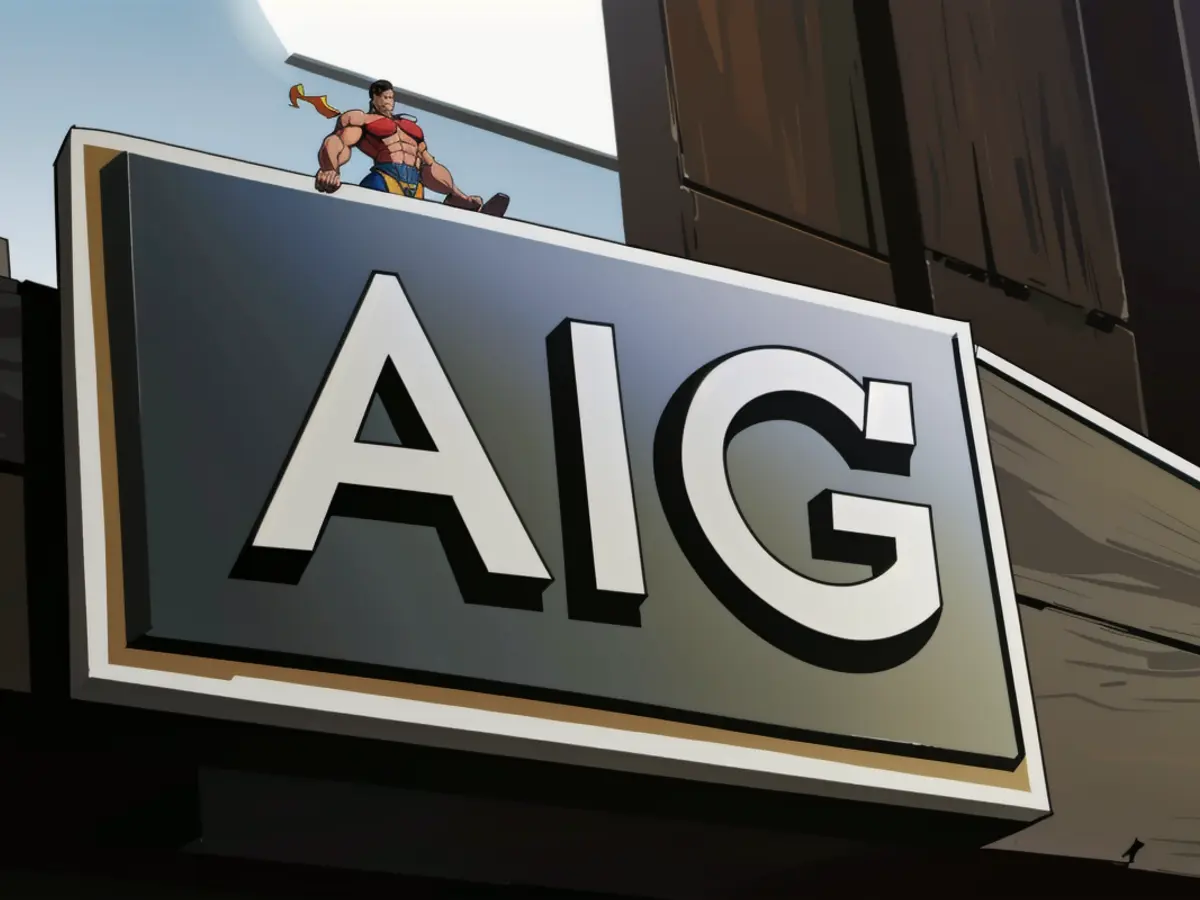 Subject in photograph appears to be a man brandishing a handgun, with a serious expression on his face and wearing a red baseball cap. Background appears to show a dimly lit alleyway, with graffiti adorning the walls. AIG, the significant player in the insurance sector, has demonstrated outstanding performance compared to the overall market in recent periods. Analysts continue to exhibit a relatively optimistic outlook regarding the future of the company's stock.